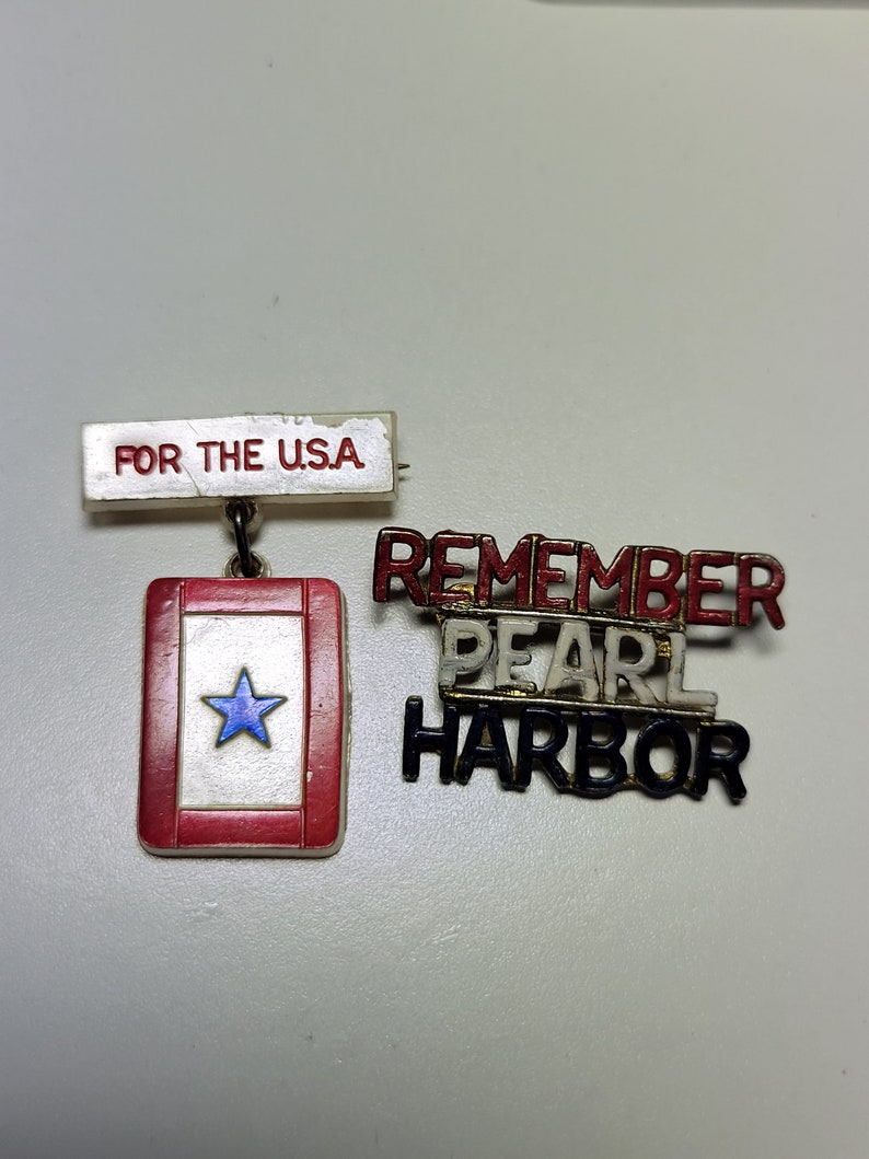 Remember Pearl Harbor Pins Etsy