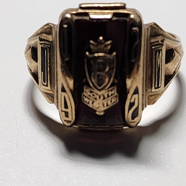 Mens Class Ring Etsy