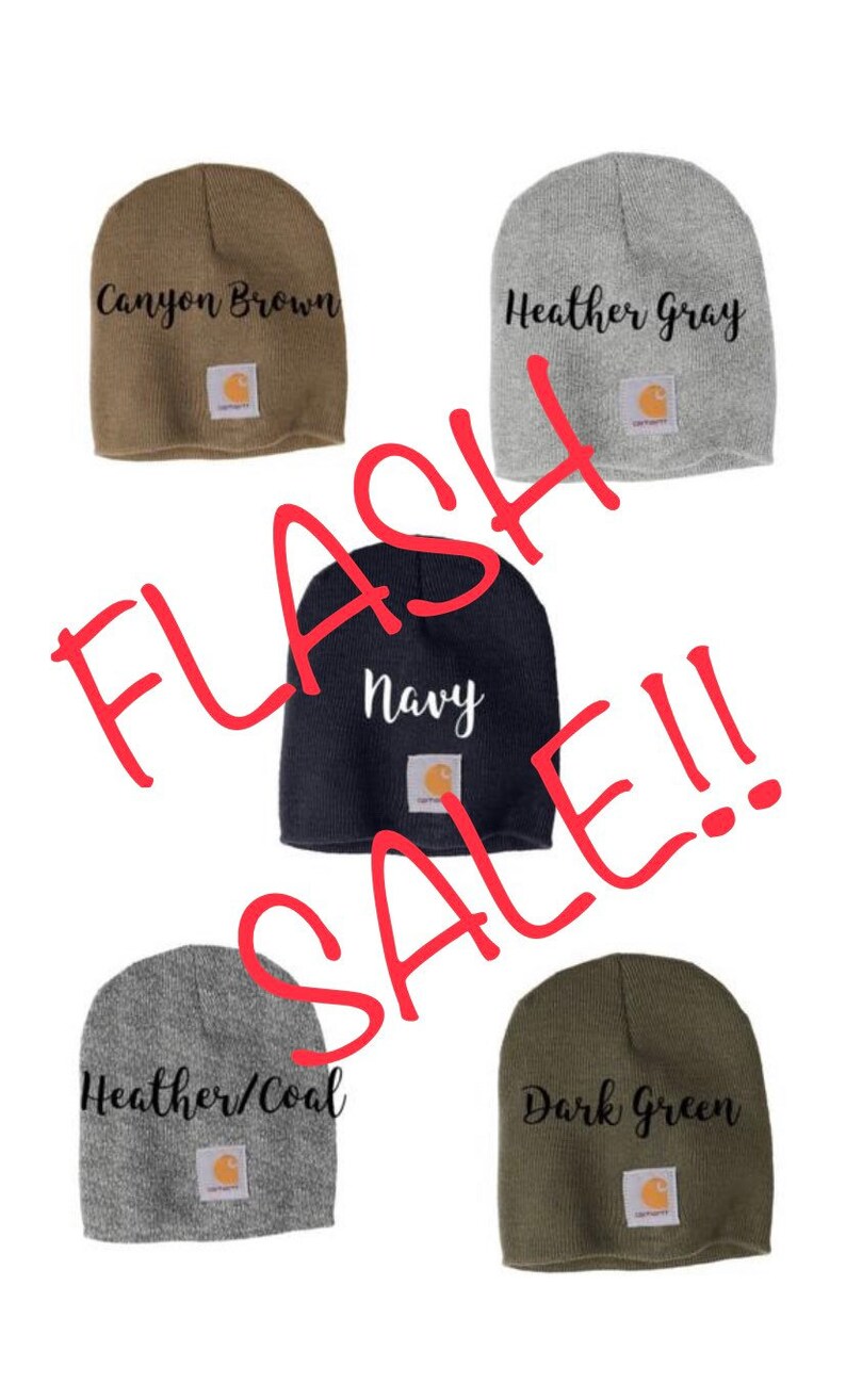 Carhartt Beanie Custom Etsy