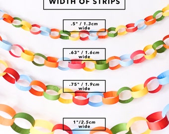 Paper Chain Garland SVG for Cricut and other cutting machines - Digital Download