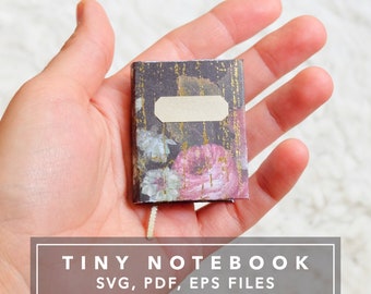 Tiny Notebook cut files for cutting machine