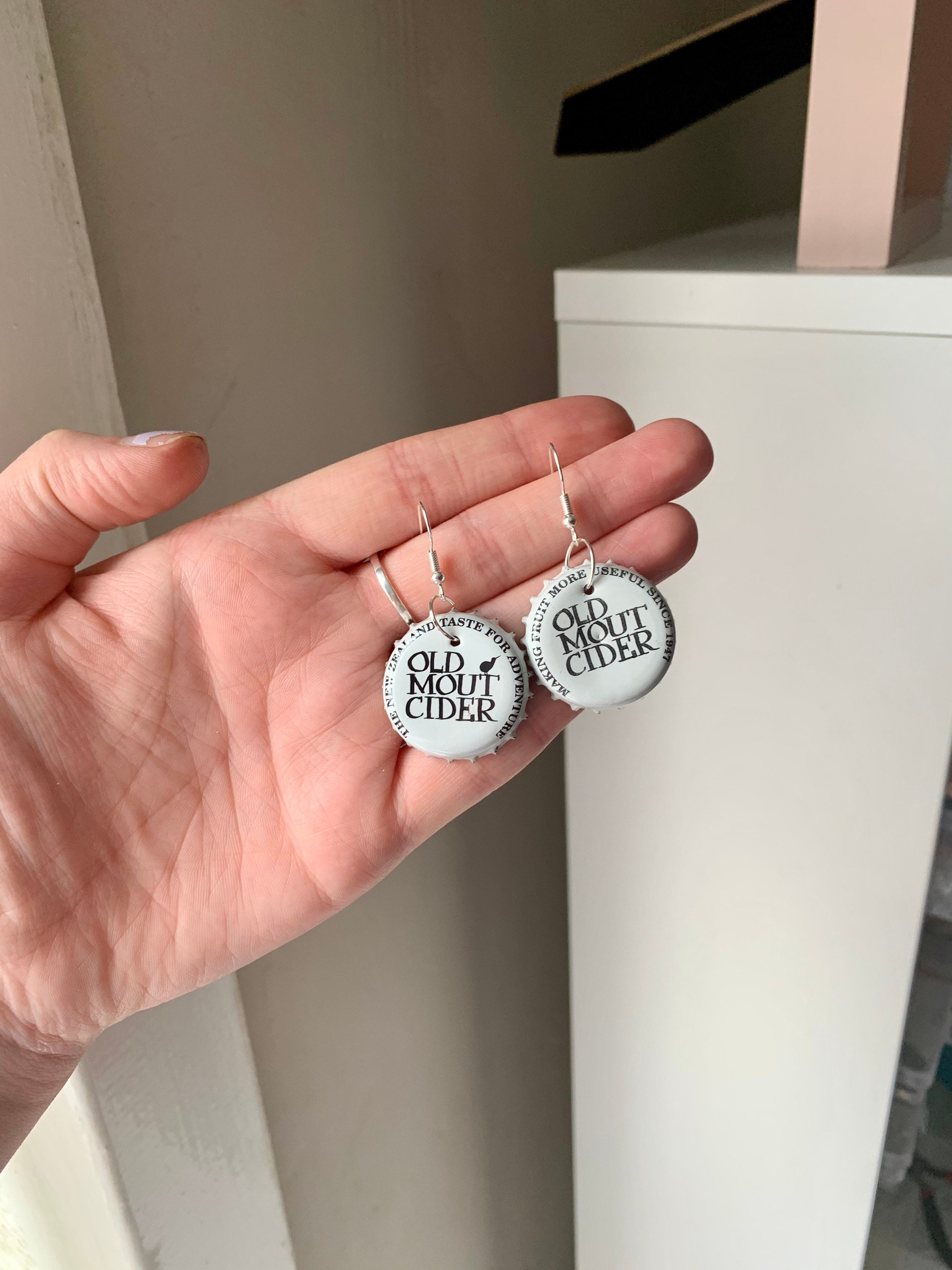 Bottle top earrings novelty earrings Etsy