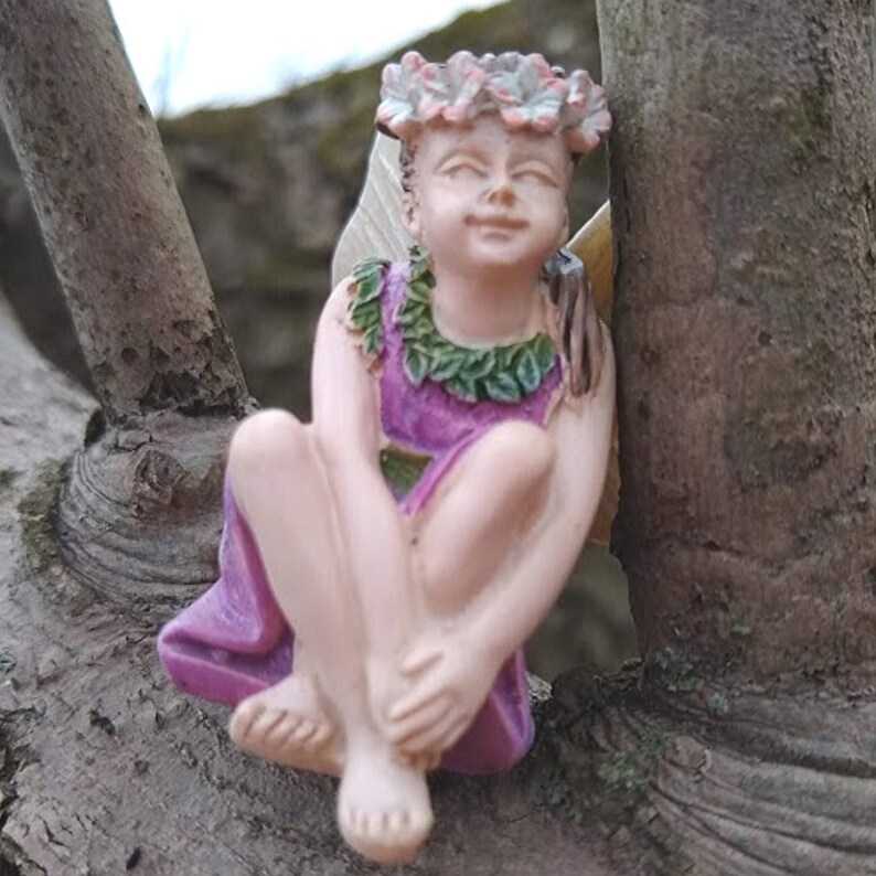 resin garden fairy