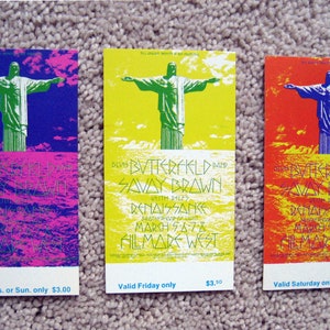 1970 Paul Butterfield Savoy Brown Fillmore Ticket Set BG 221