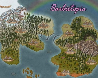 Barbietopia DnD worldmap