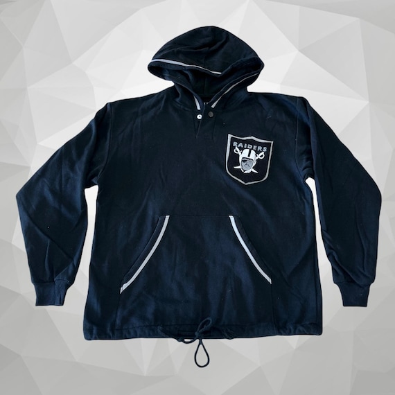 Custom raiders hoodie sales