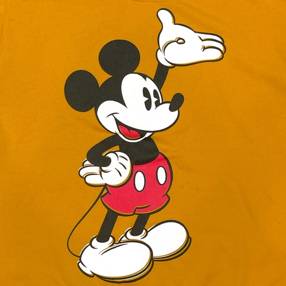 Vintage Mickey Mouse Sweatshirt Crew Neck Disney … - image 5