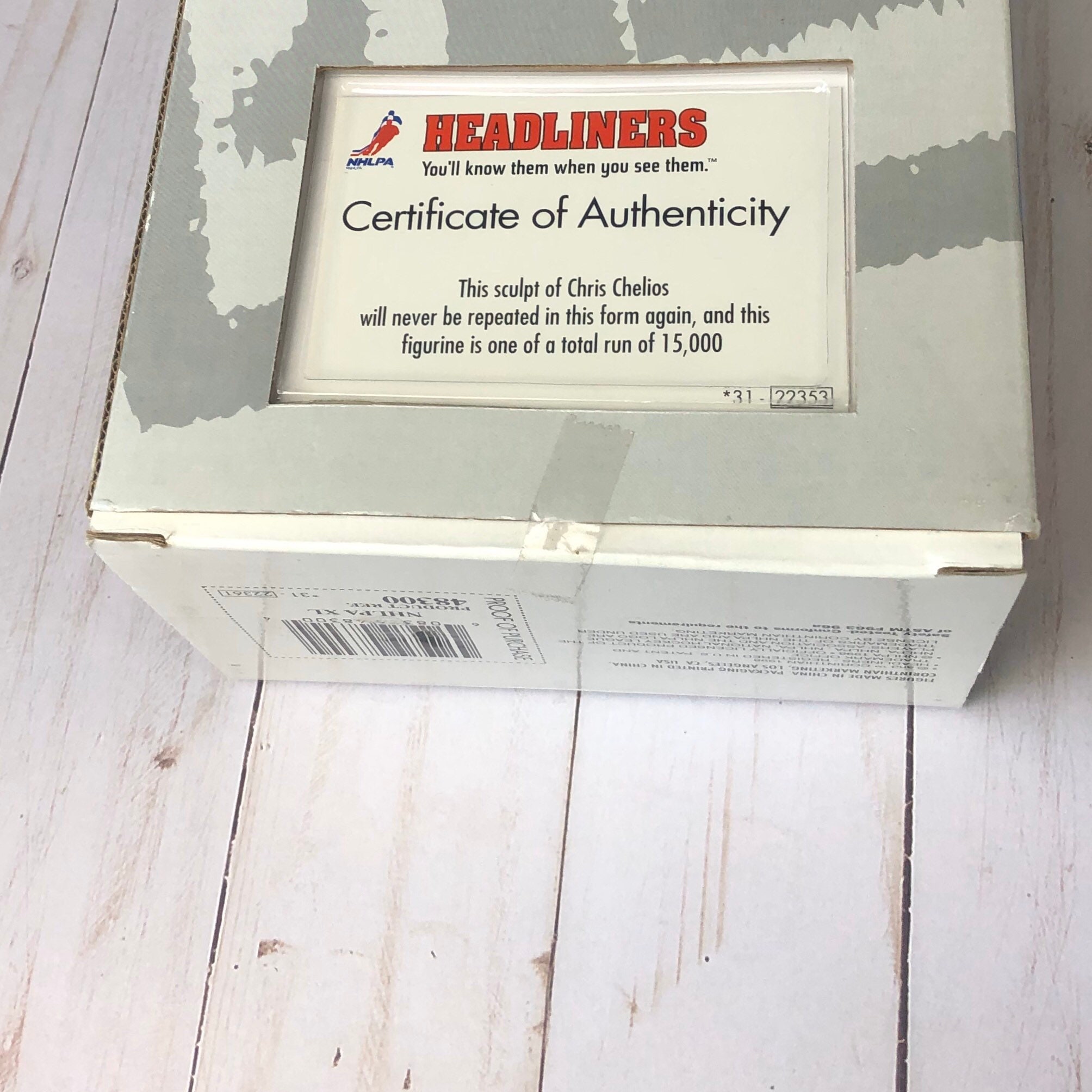 1998 Chris Chelios Headliners XL Limited Edition Hockey Statue Etsy