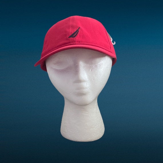 Nautica Red Strap Back Sailing Hat Cap - A5 - image 1