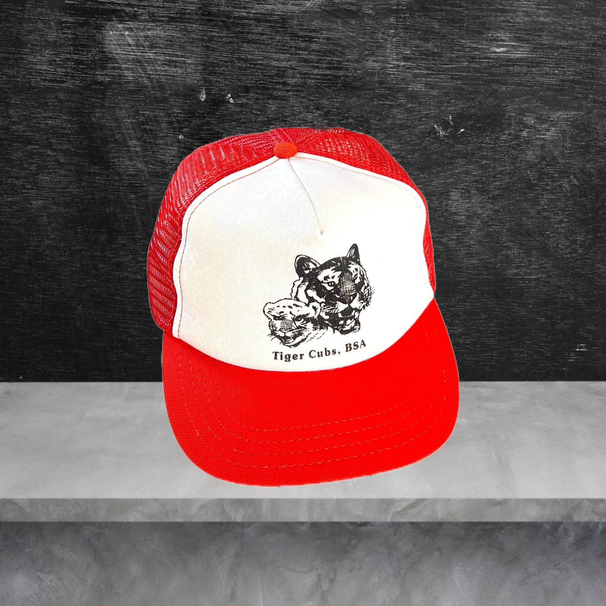 Vintage BSA Tiger Cub Snapback Trucker 