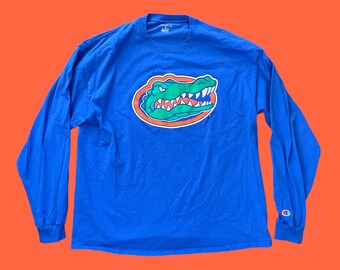 Florida Gators Blue Long Sleeve Tee By Champion Mens XL - A2