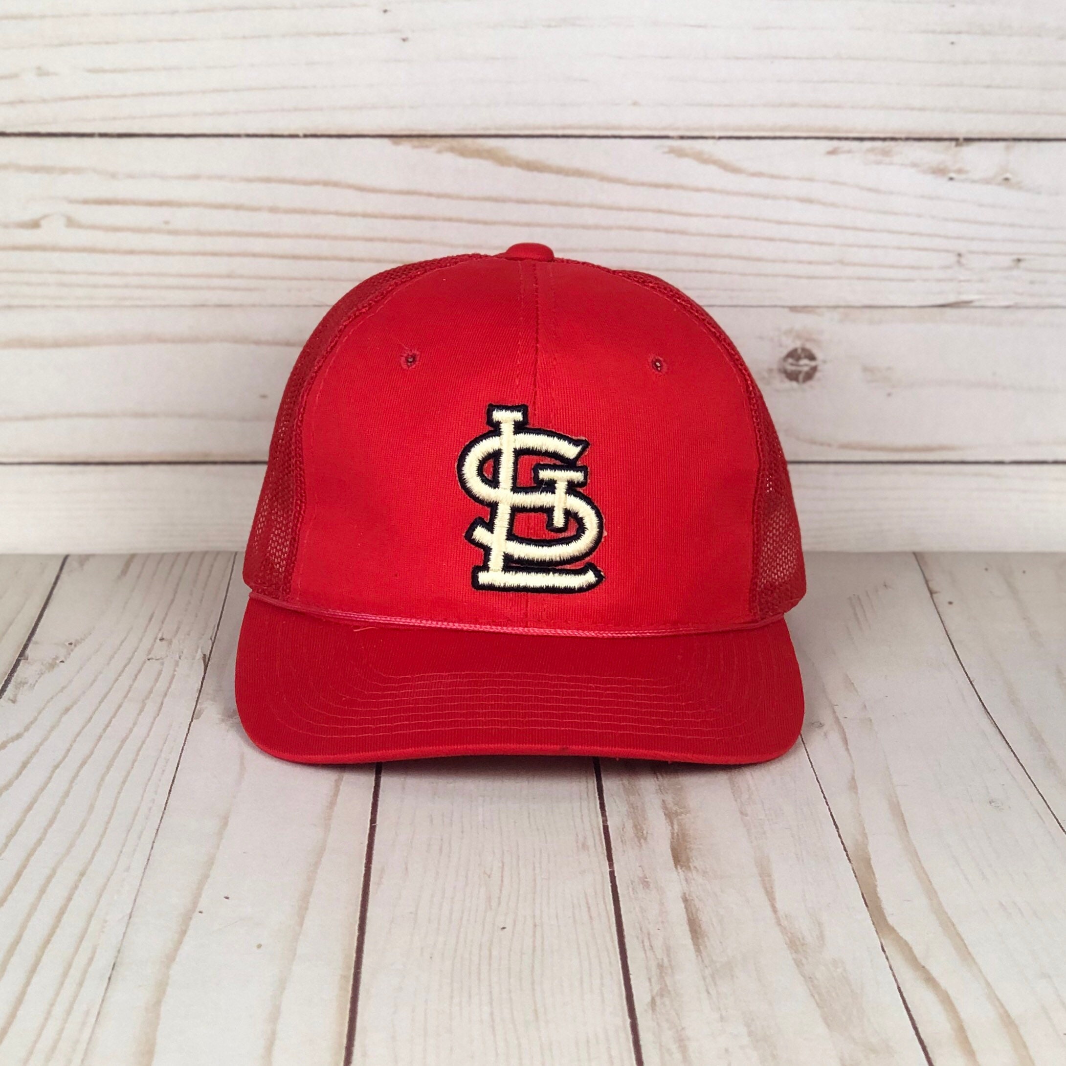 St. Louis Cardinals Vintage 90's Logo Athletic Wool Strapback Cap