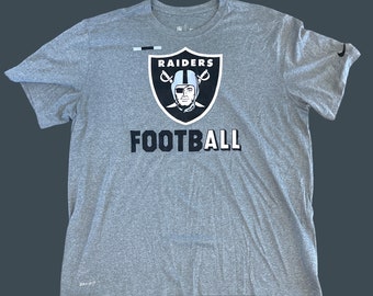 Nike Dri-Fit NFL Las Vegas/Oakland Raiders OnField Apparel Graphic Tee Men’s Size XXL - D1