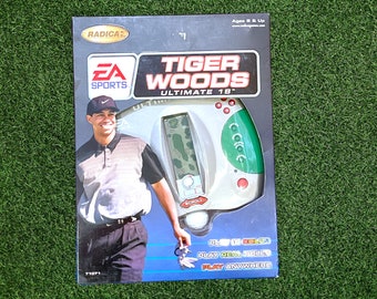 Vintage Radica USA Tiger Woods Ultimate 18 LCD Handheld Table Top Game 2000