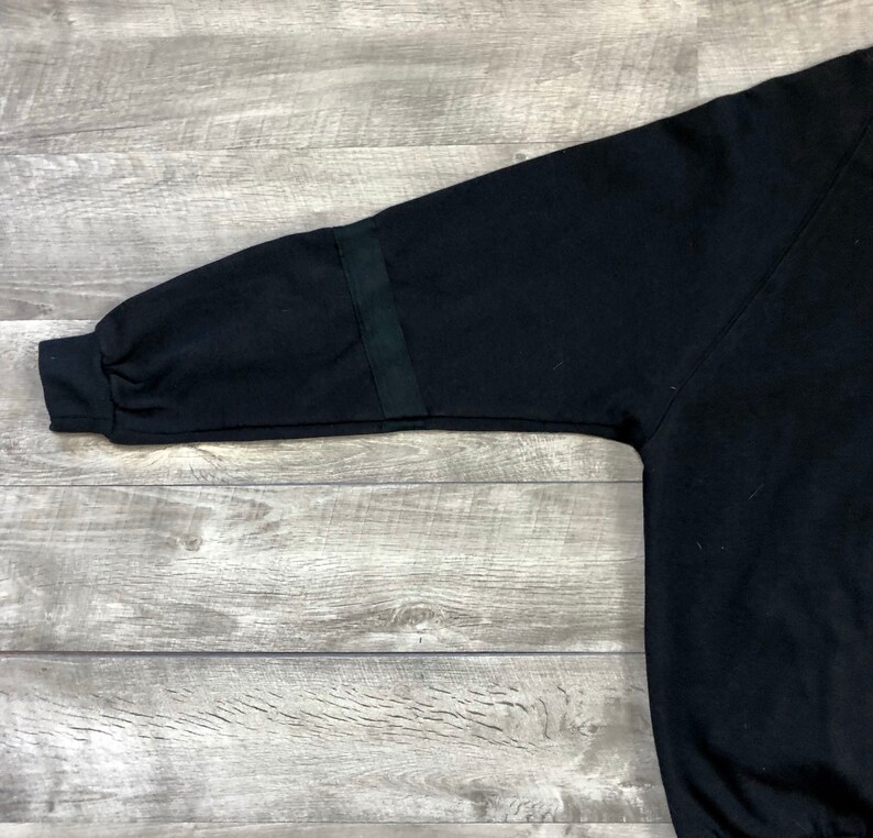 Vintage Men/'s Giorgio Beverly Hills Black Sweatshirt.