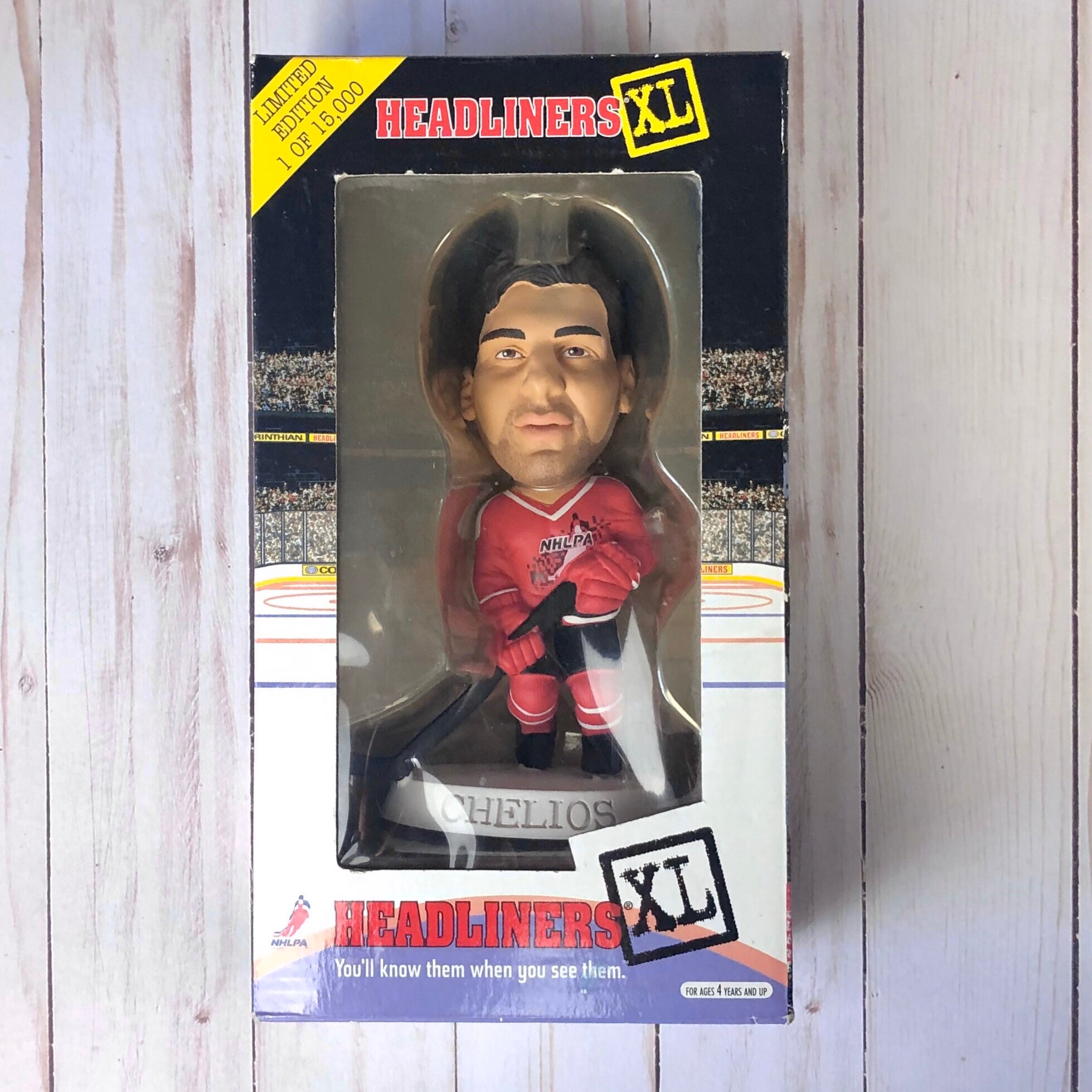 1998 Chris Chelios Headliners XL Limited Edition Hockey Statue Etsy