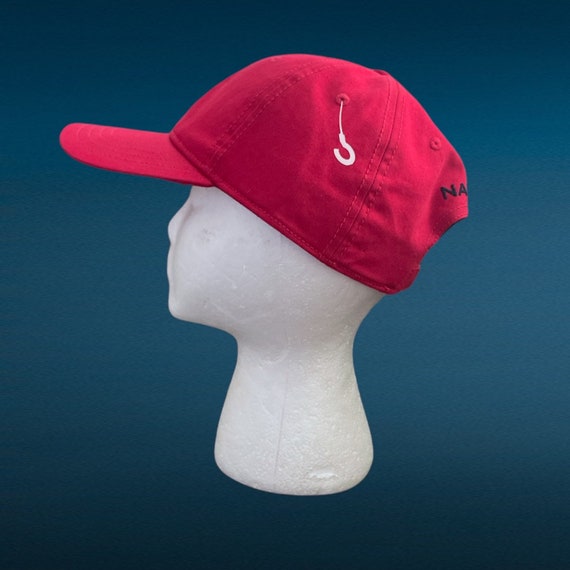 Nautica Red Strap Back Sailing Hat Cap - A5 - image 4