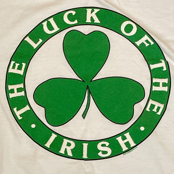 Vtg 1989 Single Stitch The Luck Of The Irish Grap… - image 4