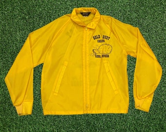 Vintage Gold Dust Casino Reno Nevada Bomber Jacket - A3