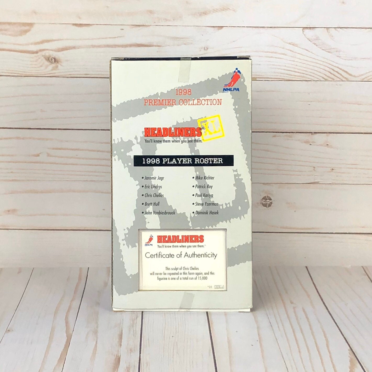 1998 Chris Chelios Headliners XL Limited Edition Hockey Statue Etsy