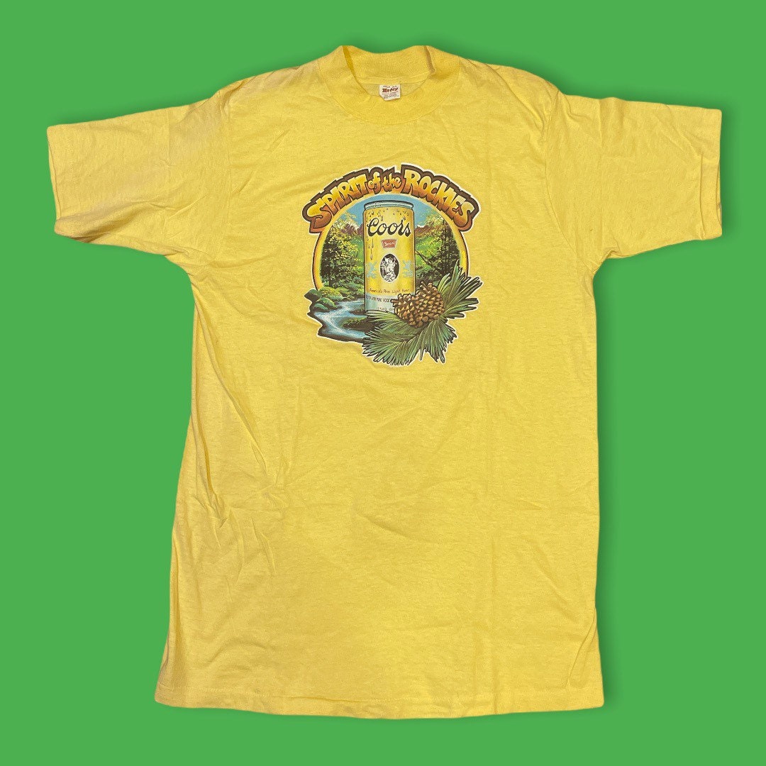 Vintage Coors Beer Single Stitch T 