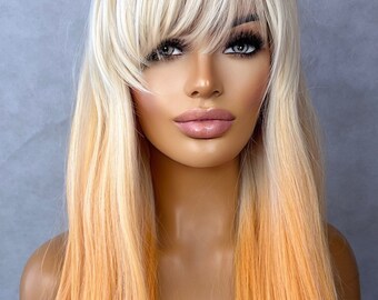 Blonde Peach Wig - Etsy