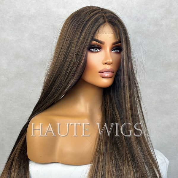 Caucasian Wig Human Hair Etsy