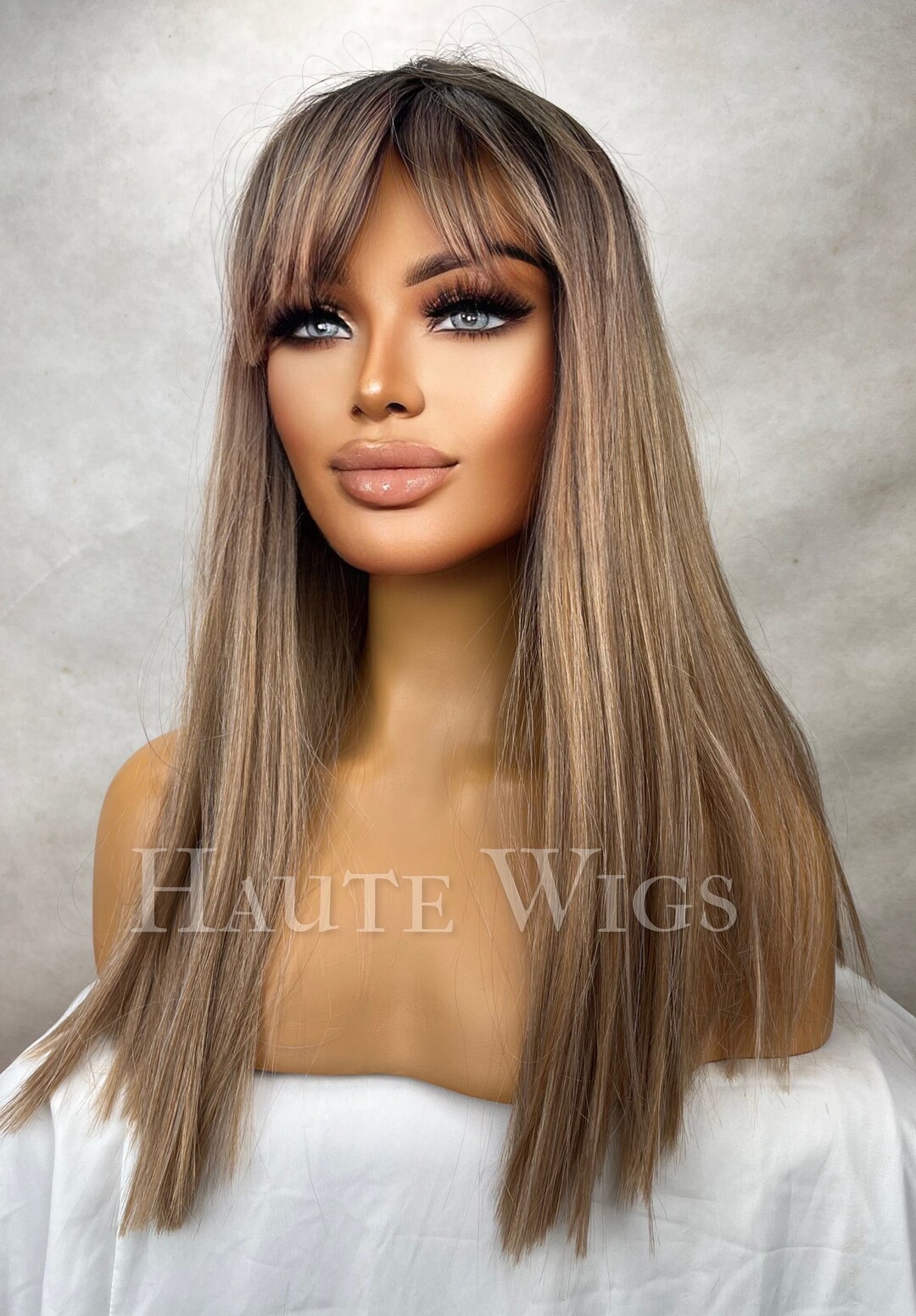 Shake It Blonde Brown Balayage 16 Inch Wig NO Lace Front Etsy UK