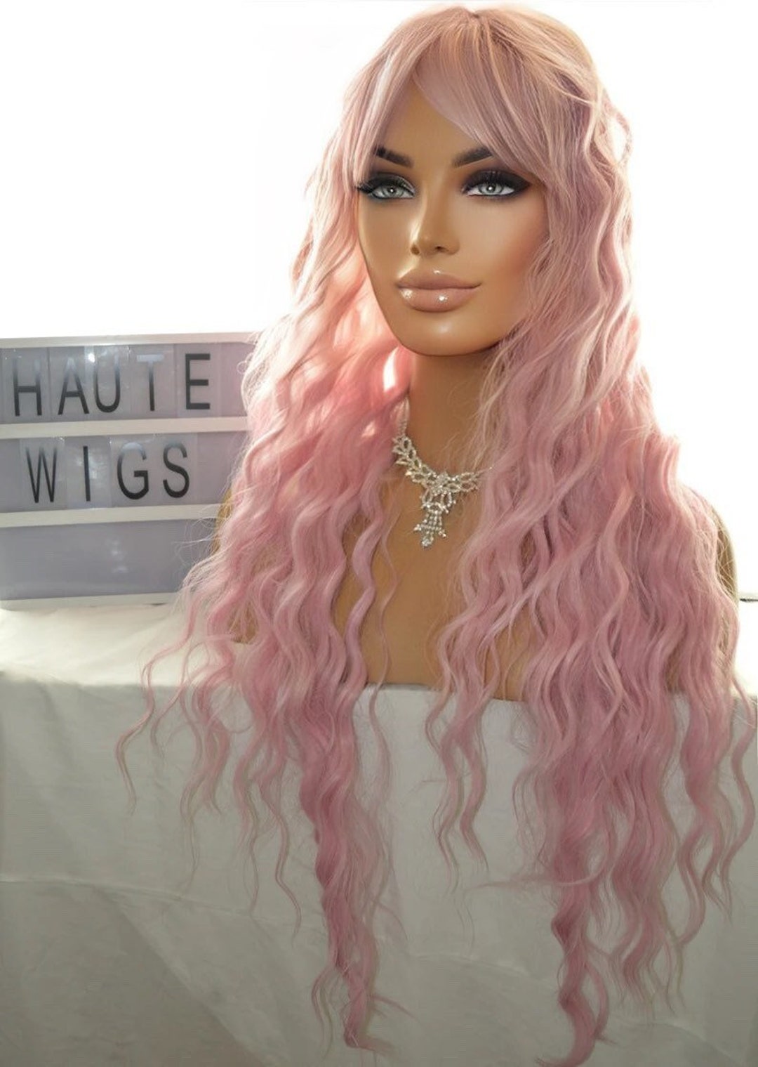 Luscious Half Up Half Down Hair Blonde To Pink's Code & Price