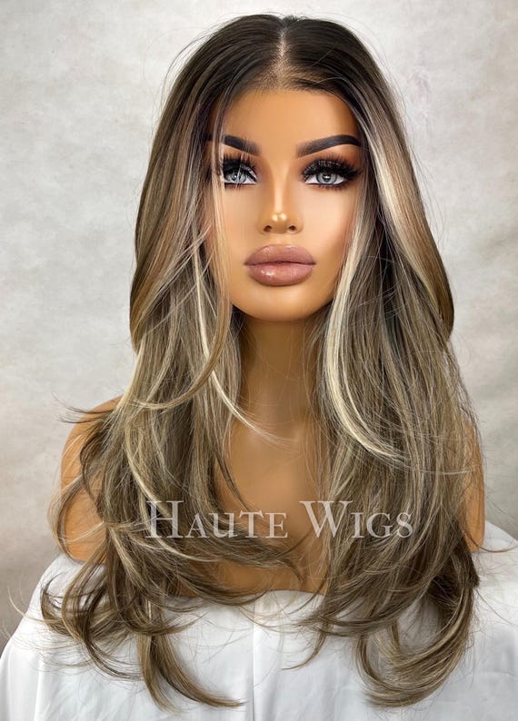Wig Lacefront FREE Part price FIRM sexy long Amazon.com : Caijuxing Deep Wave Lace Front Wigs Human Hair  main image 3