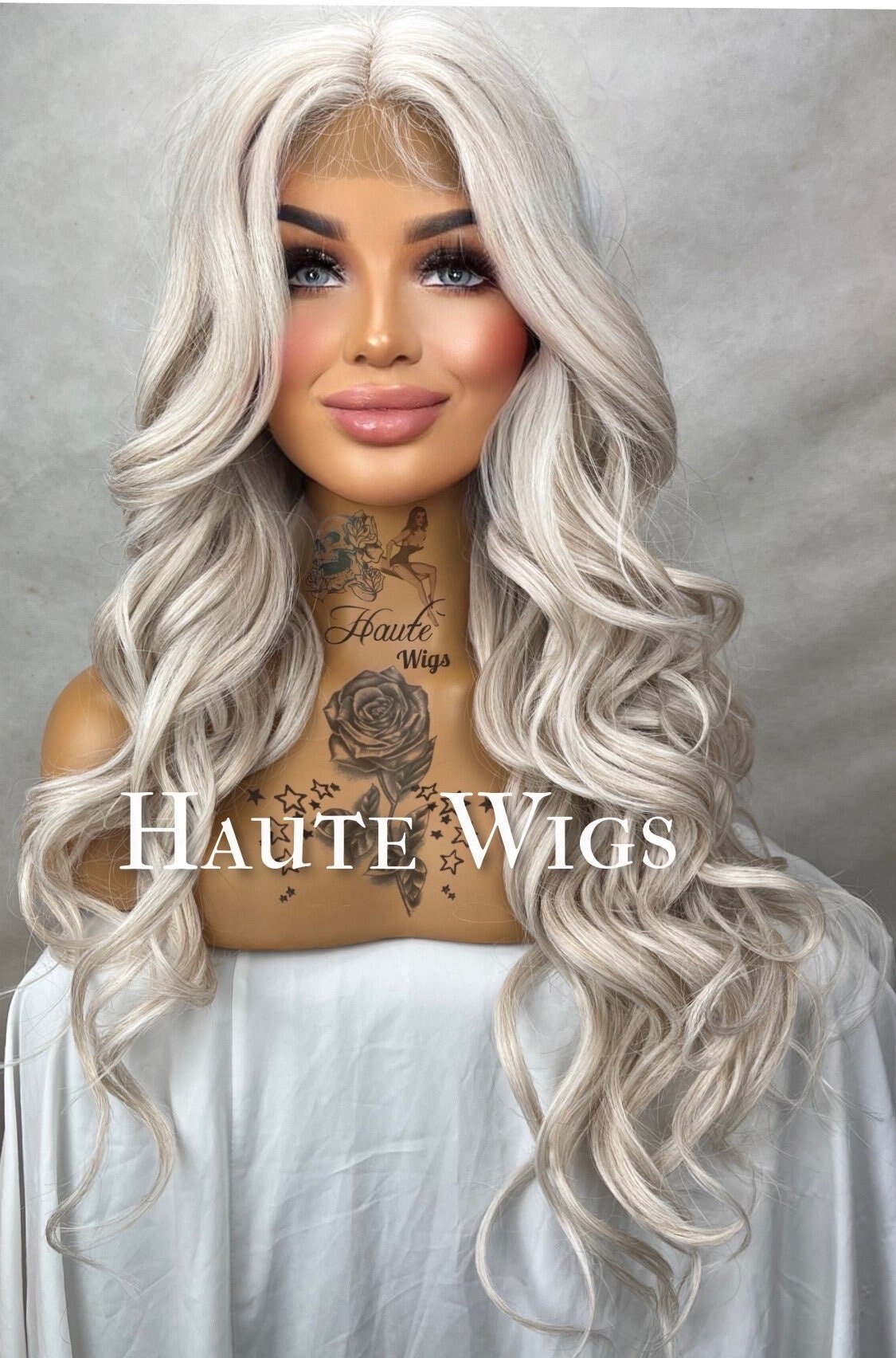 Realistic Blonde Wig Etsy Canada