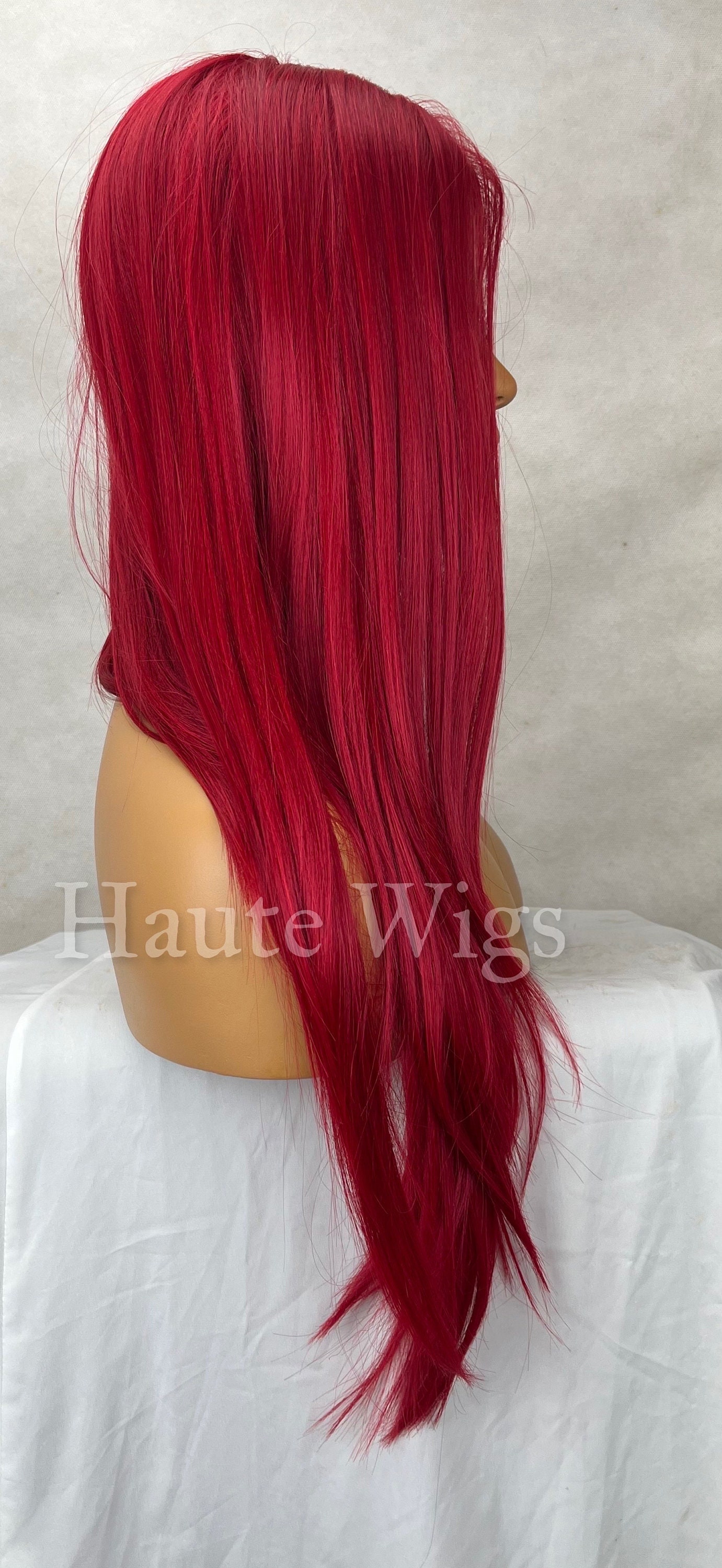 1/6 女性ヘッド : Red Long Straight Hair 80579f3b-497e-4a1a-a2e8-