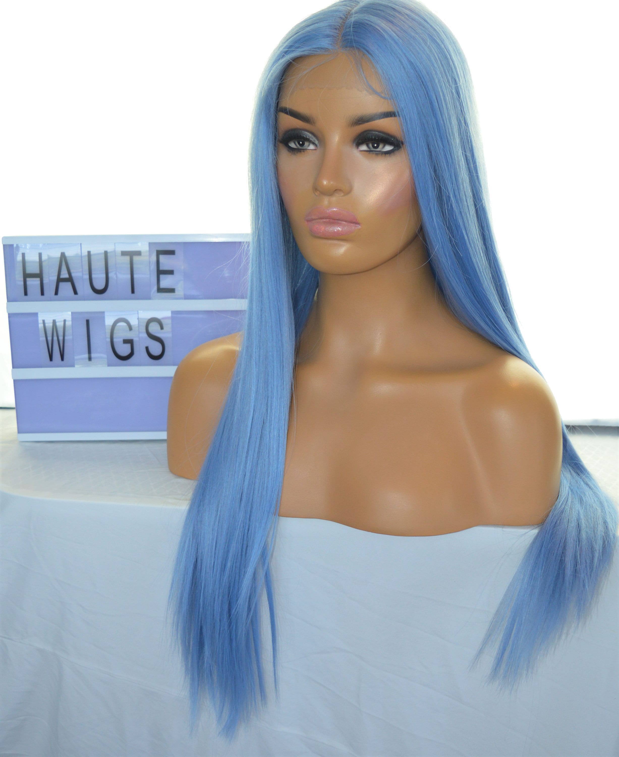 Blue toddler wig sale