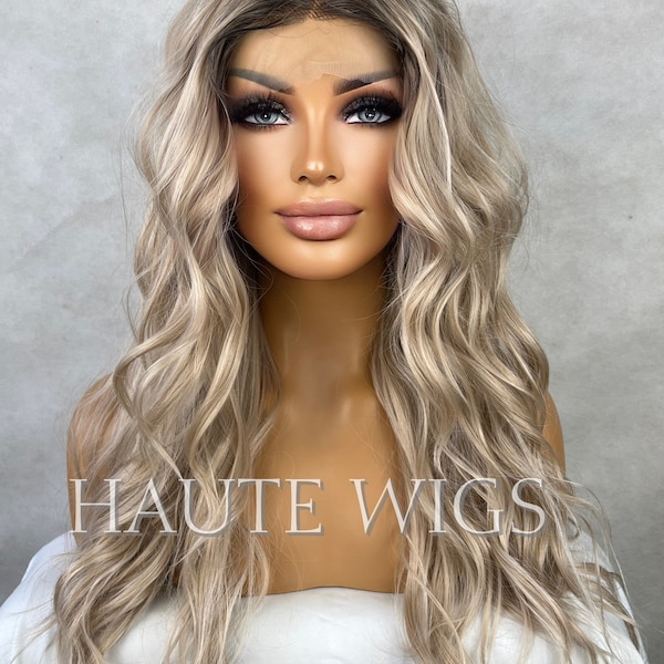 Realistic Blonde Wig Etsy