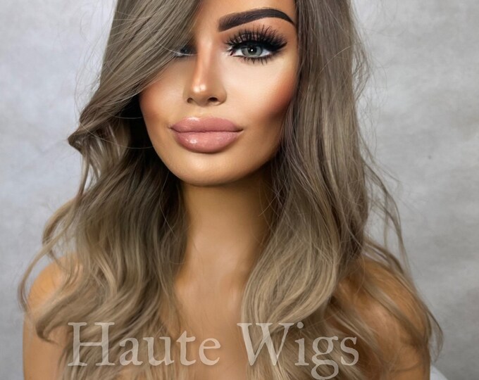 Honey Love 16 Inch Long Medium Brown Mousey Hair No Lace Front or Bangs