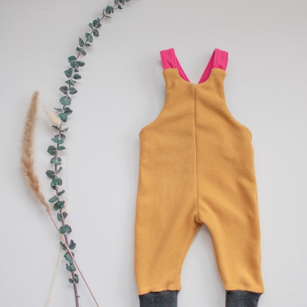 3-6 month Up-Cycled Overalls