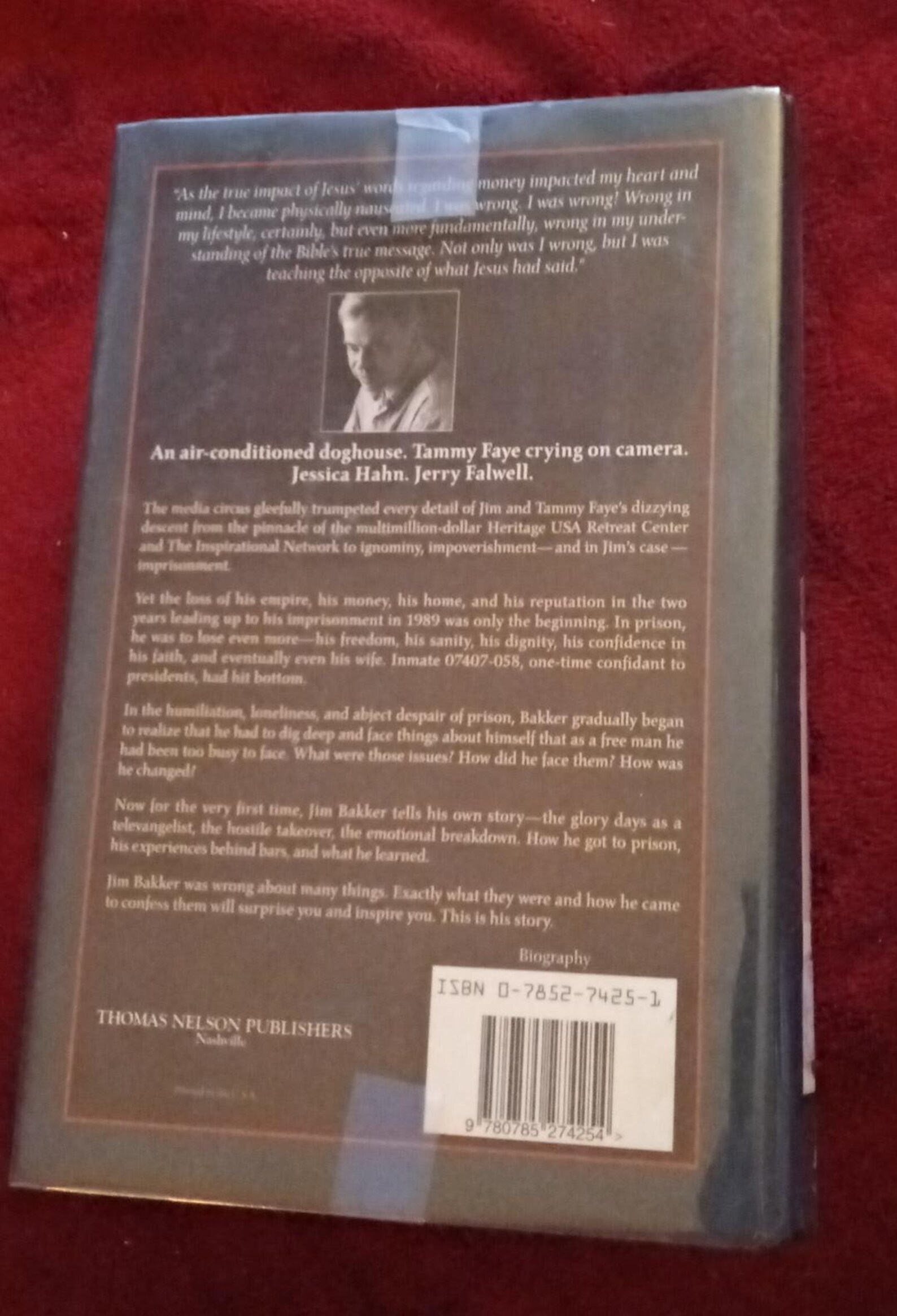 Jim Bakker I Was Wrong Book First Edition 1996 hard back | Etsy