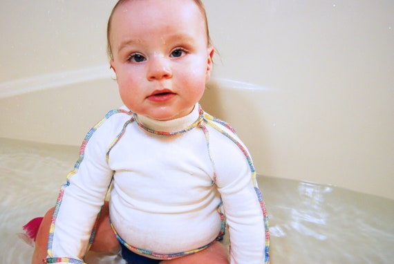 Bath Wrap Pour Eczema Sur Le Torse Et Les Bras Bebe Etsy