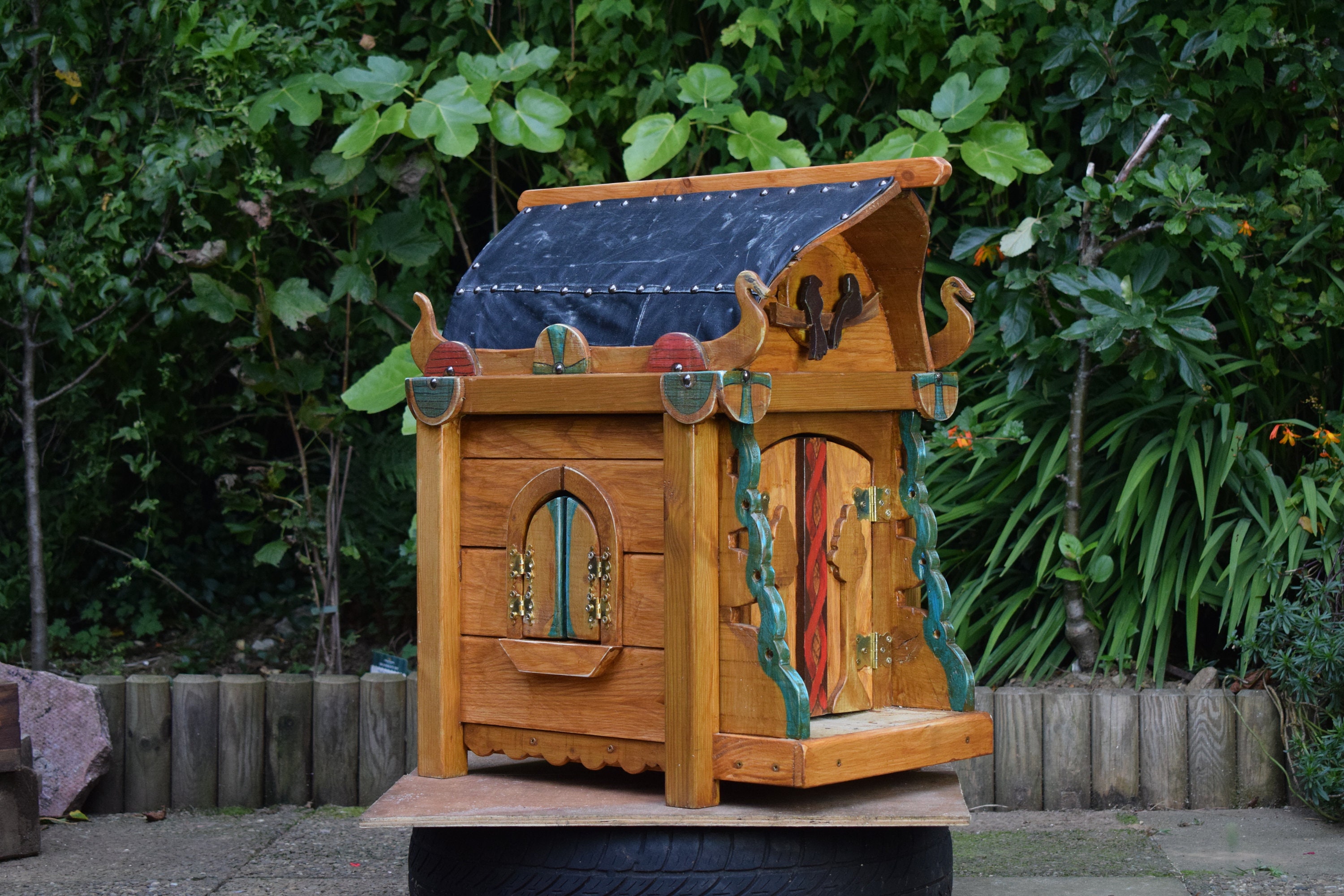Odin's Mead Hall Home for Life Indoor Dog House Cat House Pet House Dog ...