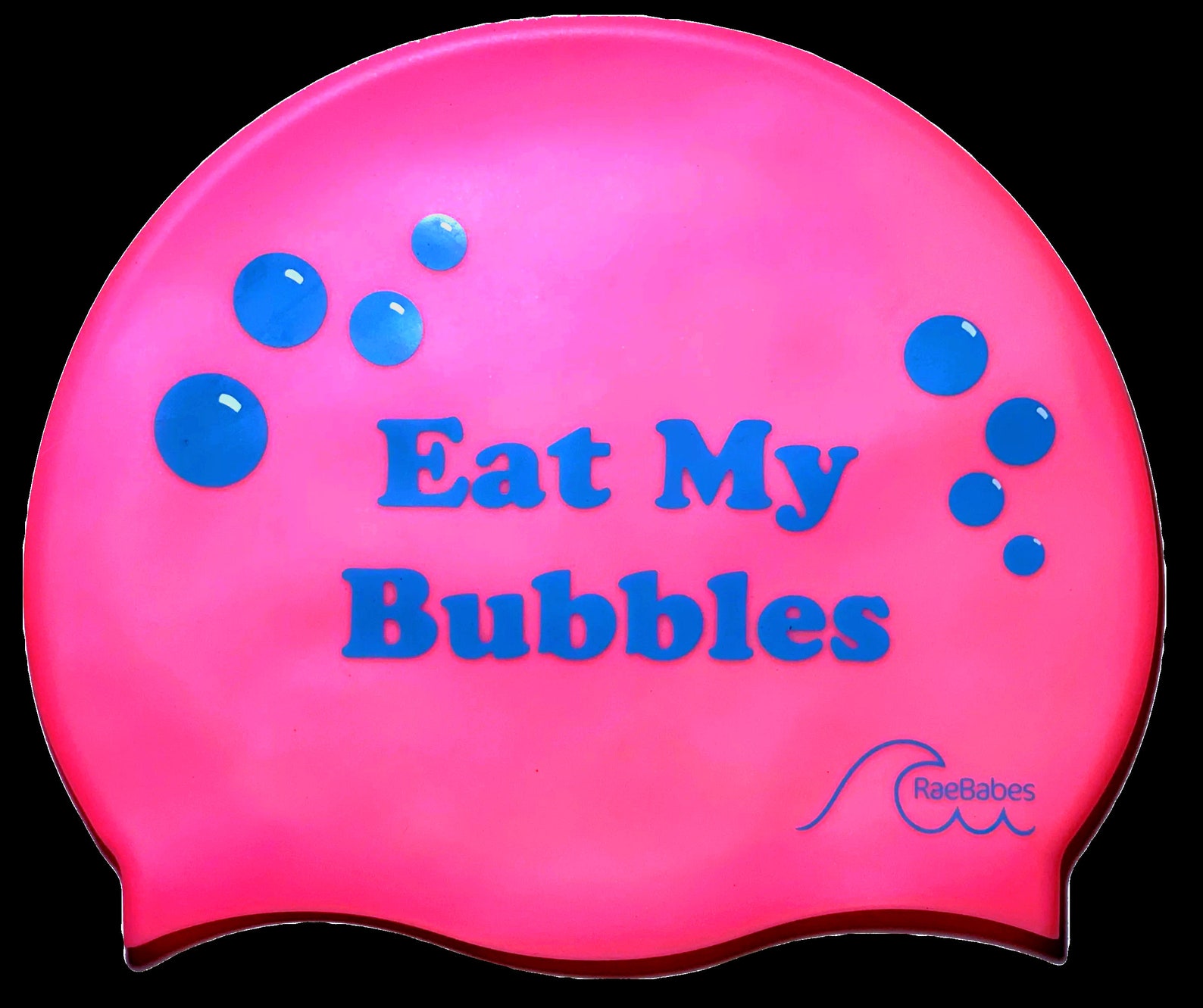 eat my bubbles swim cap