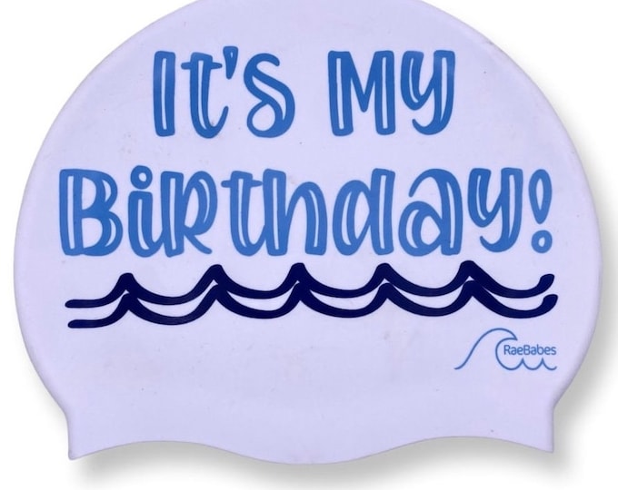 È il mio compleanno: cuffia da nuoto in silicone