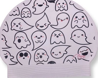 Halloween Ghost- Latex Swim Cap