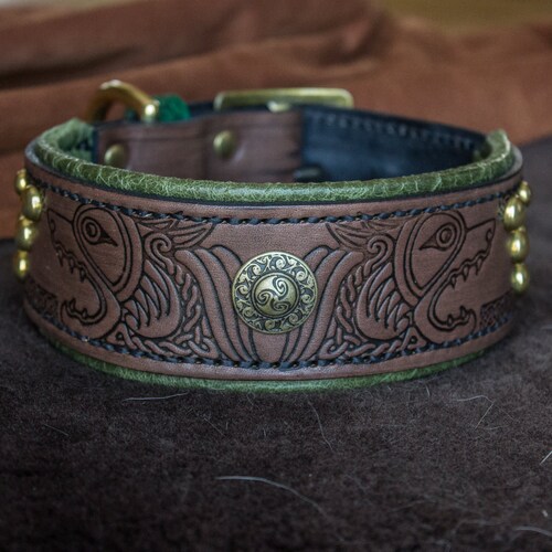 Acionna Celtic Viking dog collar