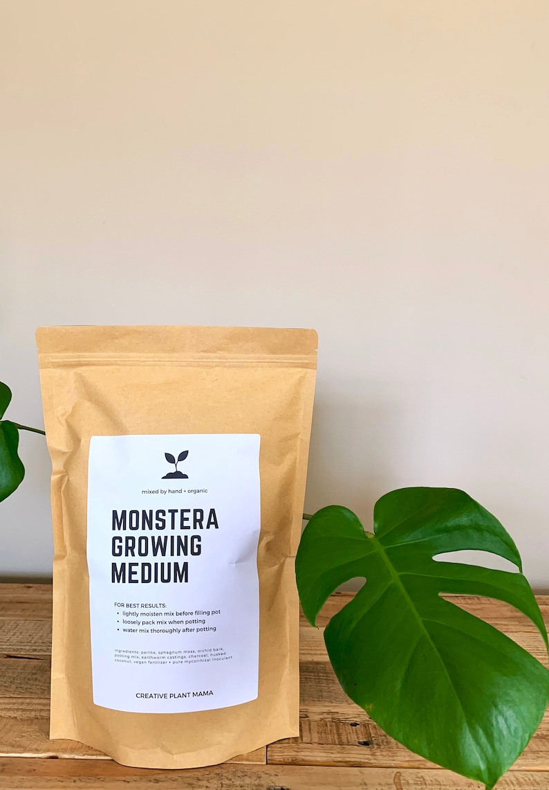 MONSTERA Soil Mix - Houseplant Growing Medium - 4 LB Bag 