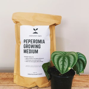 PEPEROMIA Soil Mix  - Houseplant Growing Medium - 3 LB / 2 Gallon