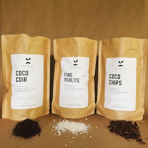 Soil Amendment Kit - Perlite, Coco Coir and Coco Chips