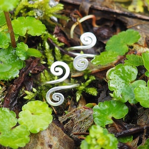 Unisize 925 Silber Spiralring, handgemachter Ring