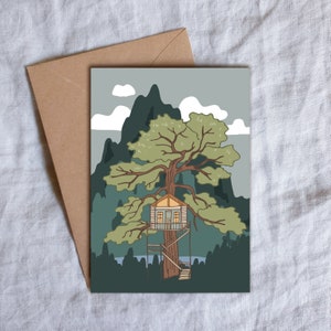 Tree House Greeting Card