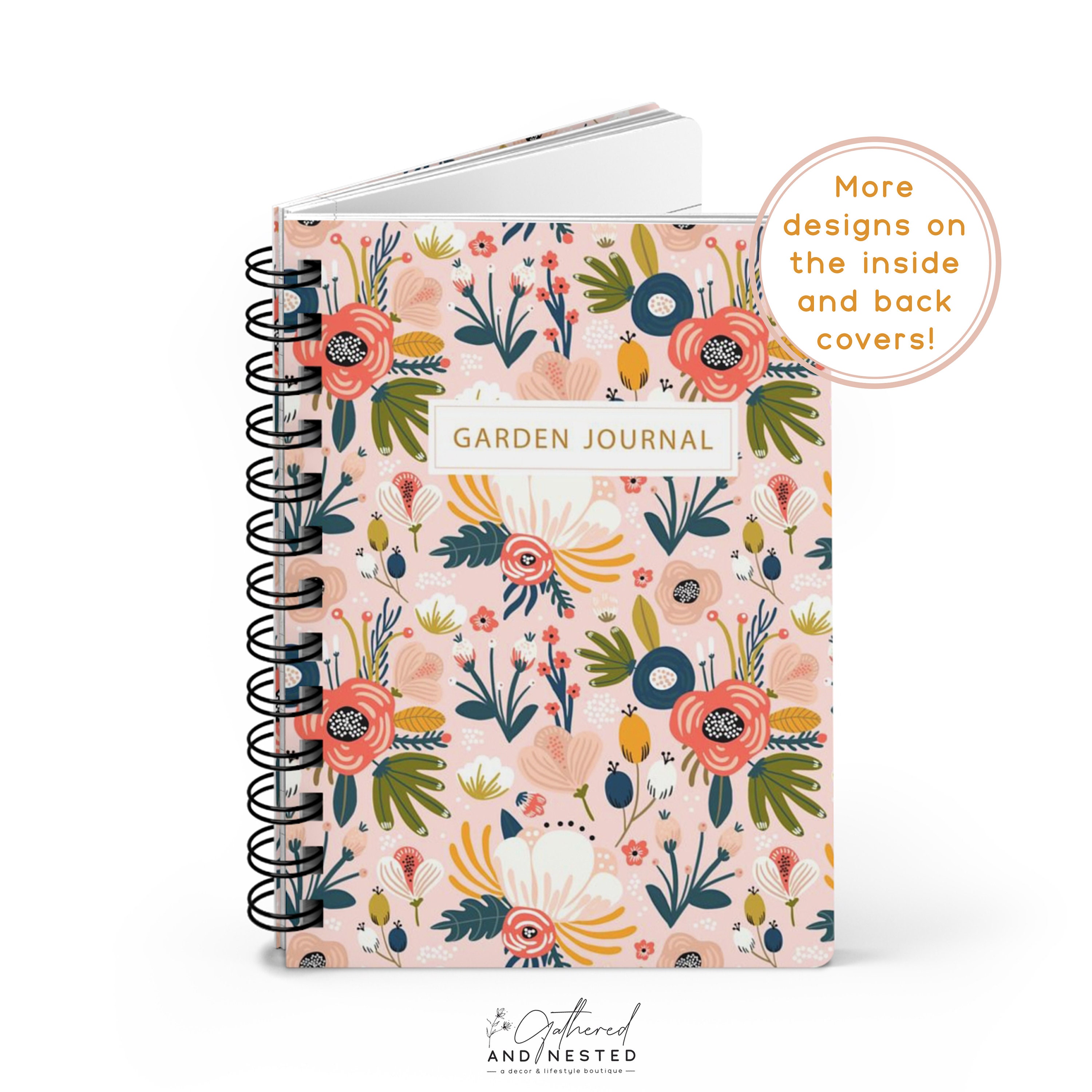 Spiral Bound Gardening Log and Journal Etsy