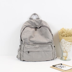 Simple  Fashion Casual school backpack Travel bag Canvas backpack School Bags  Student  Backpack